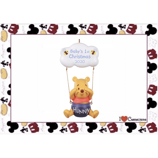 0.40 LB Multi Lenox 2020 Winnie The Pooh Baby's 1st Christmas Ornament 